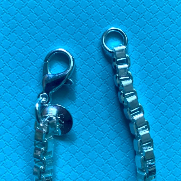 Tiffany INSPIRED 4mm Venetian Link Bracelet In 925 Sterling Silver 8” (inch) - Picture 4 of 4